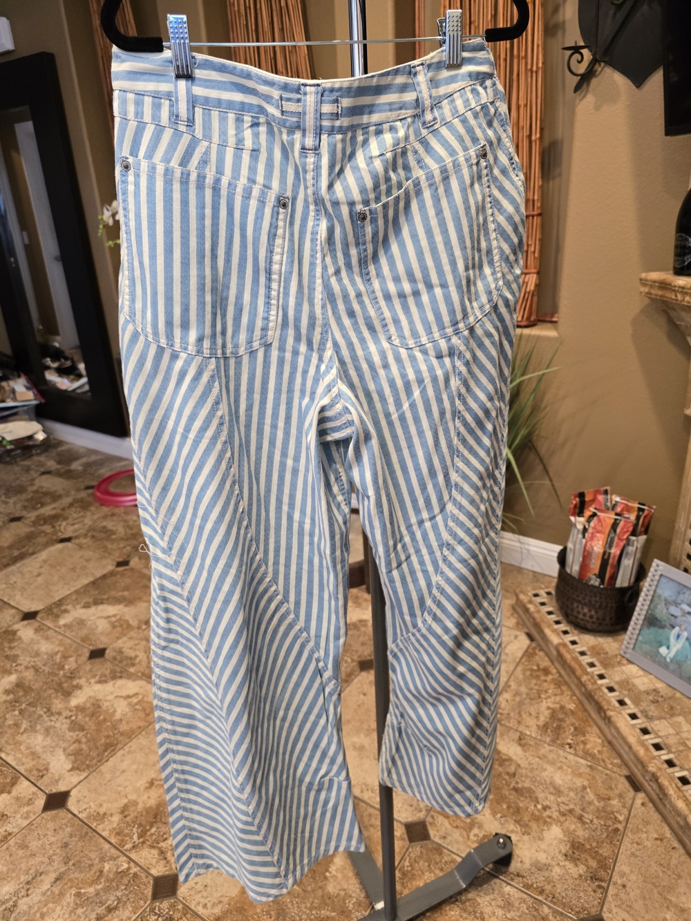 Free People Runyon striped pants, NWT L - Picture 11 of 12